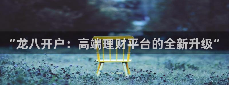 彩神3注册：“龙八开户：高端理财平台的全新升级”