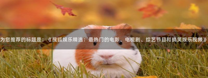 彩神体育2：为您推荐的标题是：《搜狐娱乐精选：最热门的电影、电视剧、综艺节目和搞