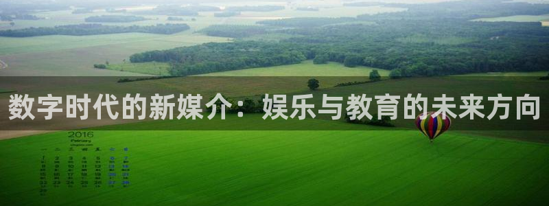 彩神2官网：数字时代的新媒介：娱乐与教育的未来方向