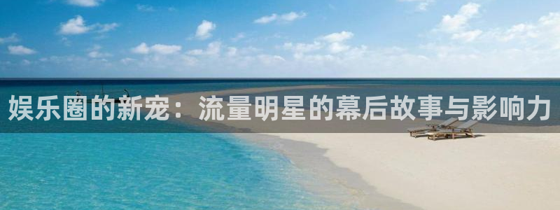 彩神体育代理：娱乐圈的新宠：流量明星的幕后故事与影响力